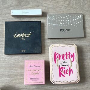 Lot of too faced/iconic/glossier makeup